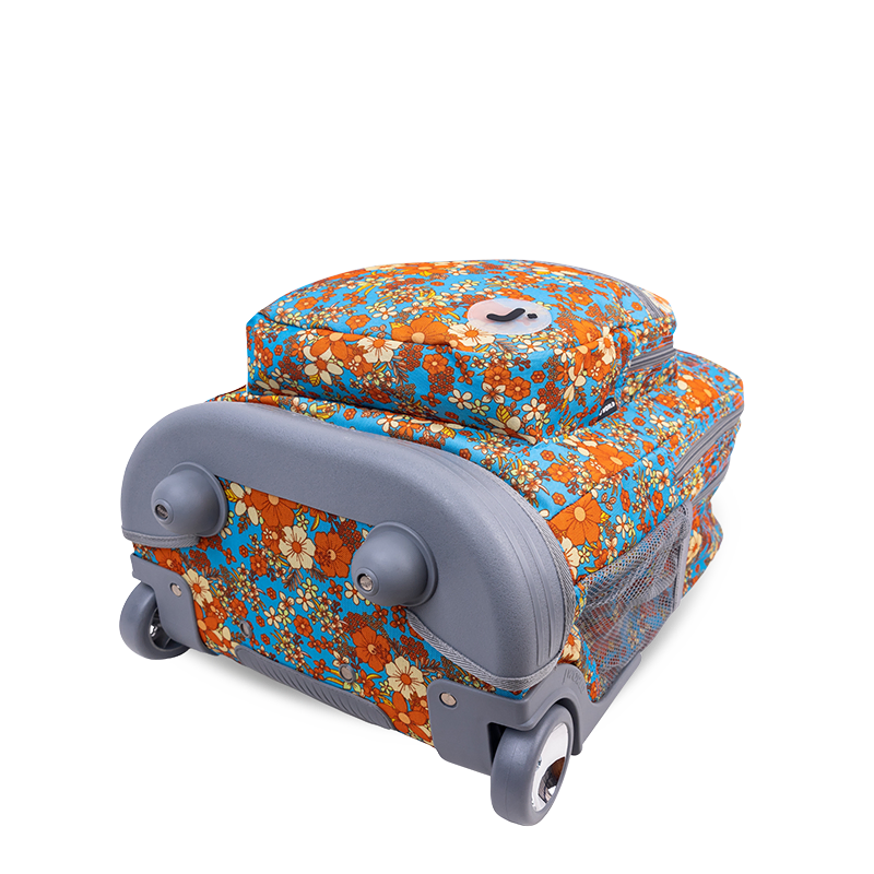 Sundance Laptop Rolling Backpack (20 Inch) in Retro Bloom - JWorldstore