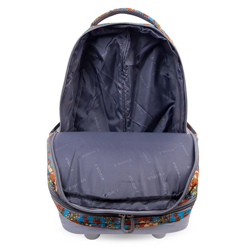 Sundance Laptop Rolling Backpack (20 Inch) in Retro Bloom - JWorldstore
