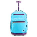 Sundance Laptop Rolling Backpack (20 Inch) in Sky Blue - JWorldstore