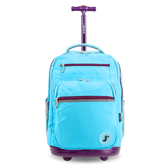 Sundance Laptop Rolling Backpack (20 Inch) in Sky Blue - JWorldstore