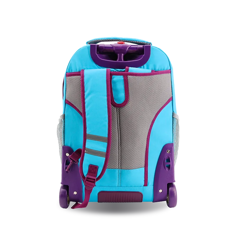 Sundance Laptop Rolling Backpack (20 Inch) in Sky Blue - JWorldstore
