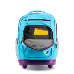 Sundance Laptop Rolling Backpack (20 Inch) in Sky Blue - JWorldstore