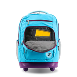 Sundance Laptop Rolling Backpack (20 Inch) in Sky Blue - JWorldstore