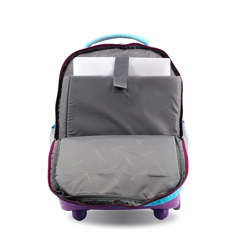 Sundance Laptop Rolling Backpack (20 Inch) in Sky Blue - JWorldstore