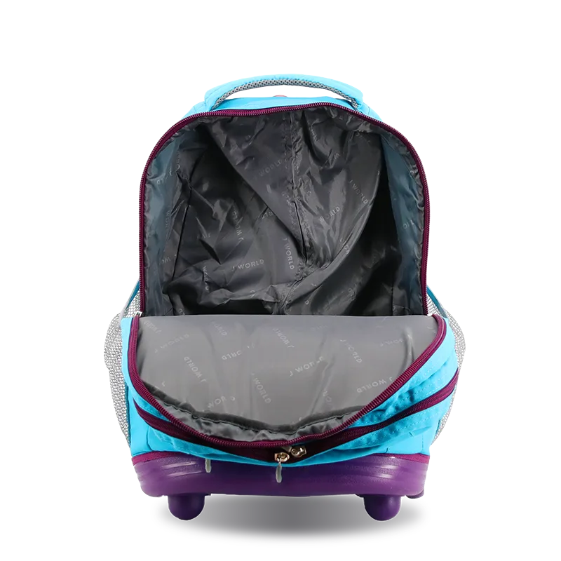 Sundance Laptop Rolling Backpack (20 Inch) in Sky Blue - JWorldstore