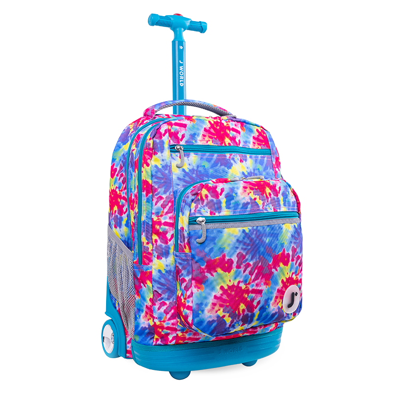 Sundance Laptop Rolling Backpacks For Kids | Tie Dye | J World Sundance Laptop Rolling Backpacks For Kids | Tie Dye | J World