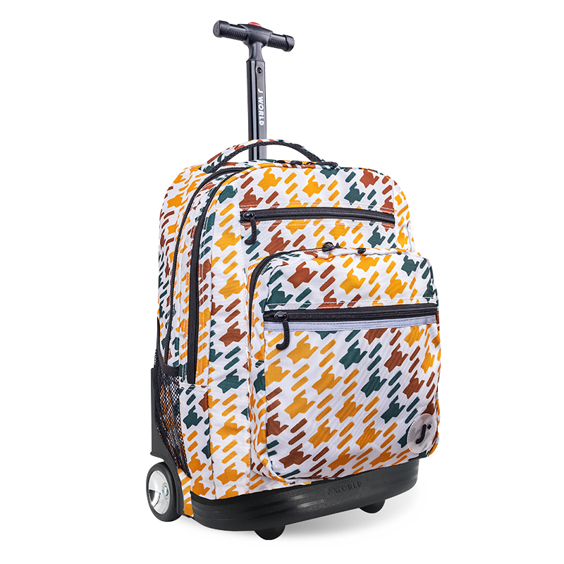 Sundance Laptop Rolling Backpack (20 Inch) in Vivid Tweed - Final Sale - JWorldstore