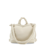 Puffy Tote in Beige - JWorldstore
