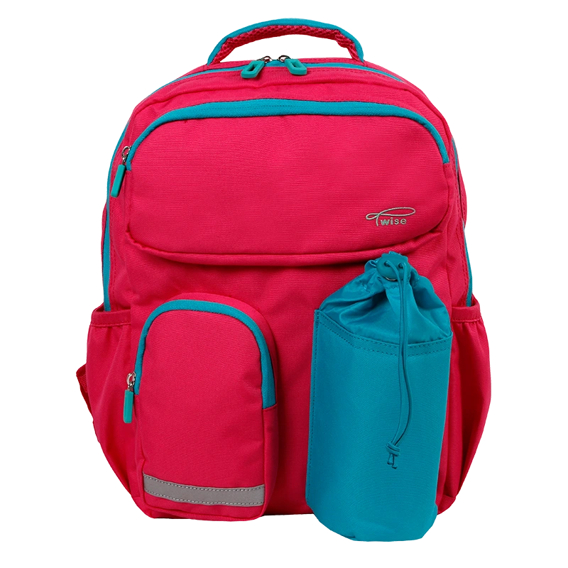Twise All-Set Kids' Ergonomic Backpack in Pink - JWorldstore