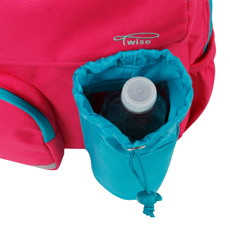Twise All-Set Kids' Ergonomic Backpack in Pink - JWorldstore