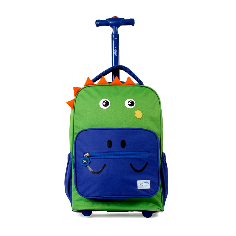 Side-Kick Rolling Backpack in Dino - JWorldstore