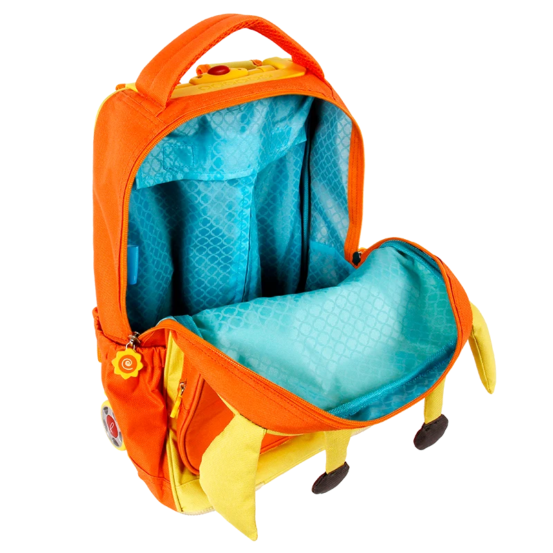 Side-Kick Rolling Backpack in Giraffe - JWorldstore