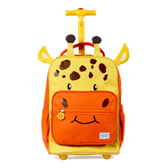 Side-Kick Rolling Backpack in Giraffe - JWorldstore