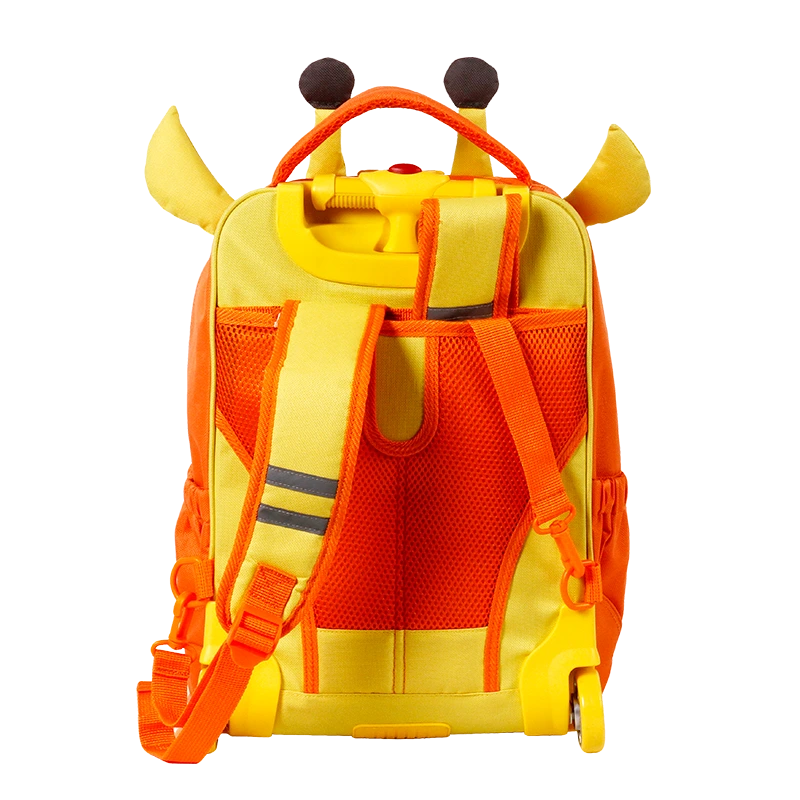 Side-Kick Rolling Backpack in Giraffe - JWorldstore