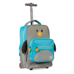 Side-Kick Rolling Backpack in Penguin - JWorldstore