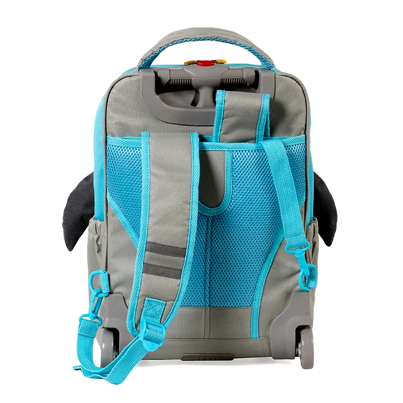 Side-Kick Rolling Backpack in Penguin - JWorldstore