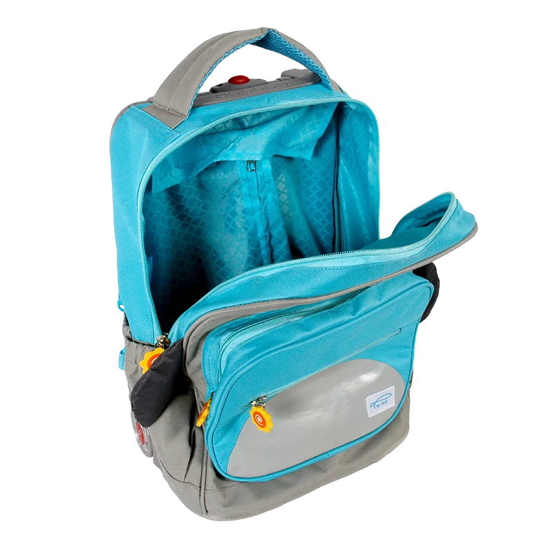 Side-Kick Rolling Backpack in Penguin - JWorldstore
