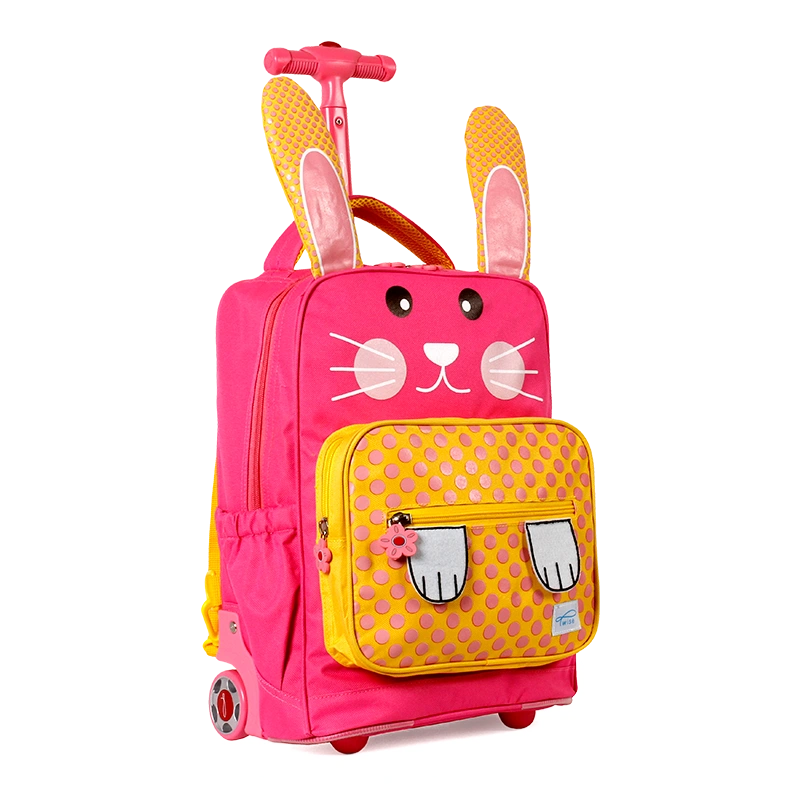 Side-Kick Rolling Backpack in Rabbit - JWorldstore