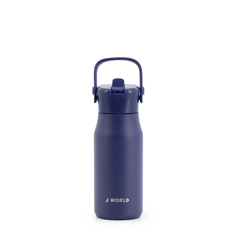 Flowee 14oz Insulated Water Bottle in Navy - JWorldstore