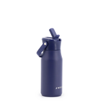 Flowee 14oz Insulated Water Bottle in Navy - JWorldstore
