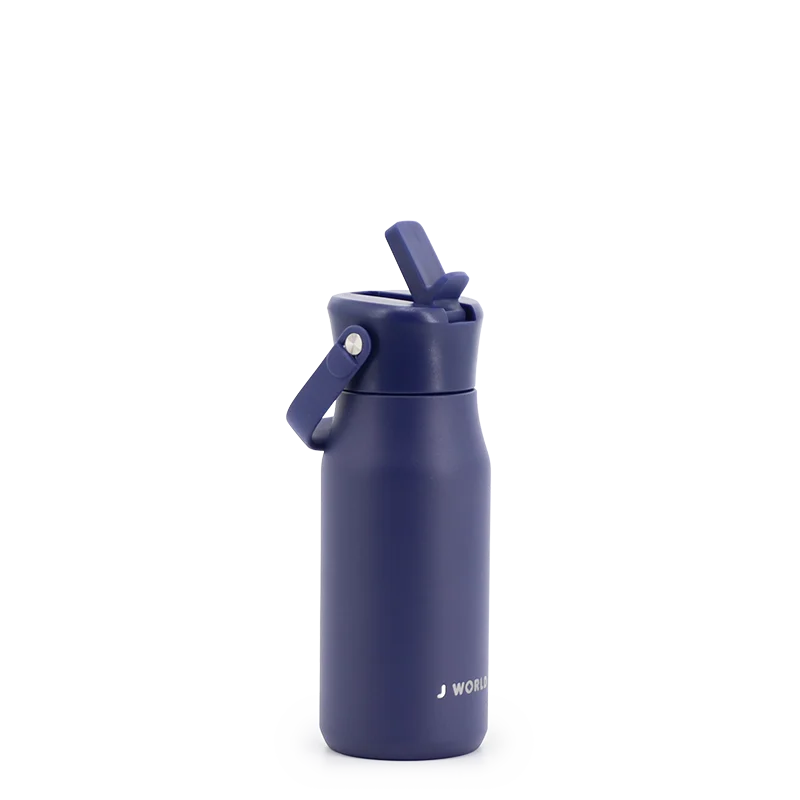 Flowee 14oz Insulated Water Bottle in Navy - JWorldstore