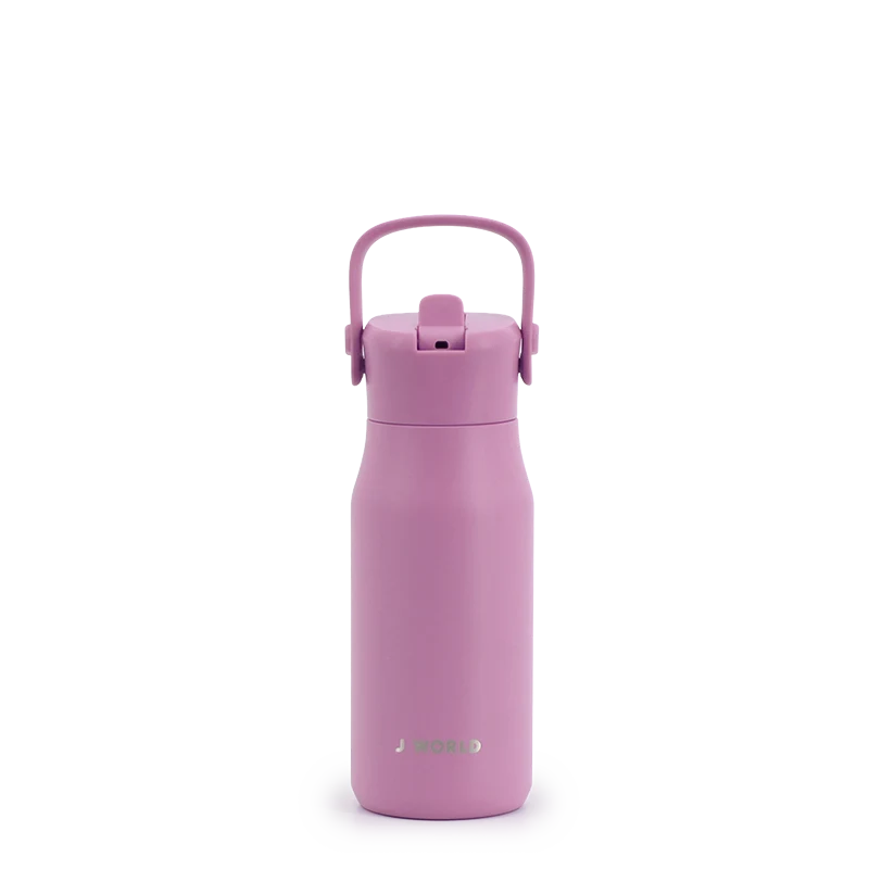 Flowee 14oz Insulated Water Bottle in Pink - JWorldstore