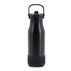 Flowee 22oz Insulated Water Bottle in Black - JWorldstore