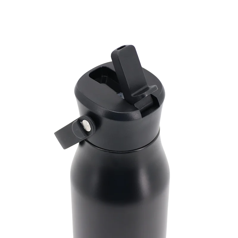 Flowee 22oz Insulated Water Bottle in Black - JWorldstore