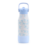 Flowee 22oz Insulated Water Bottle in Blue Bows - JWorldstore
