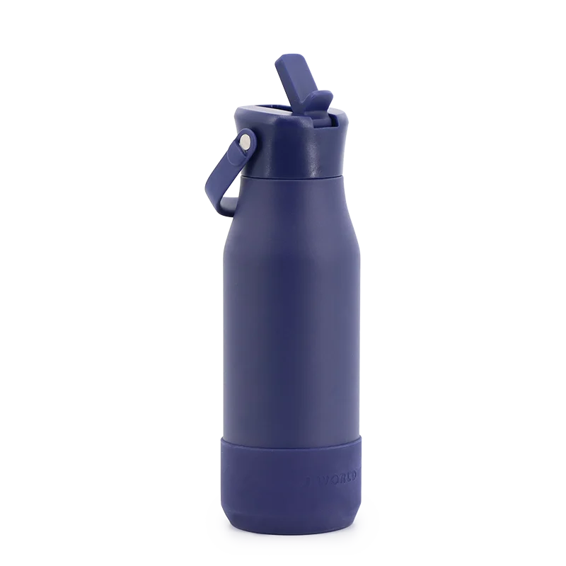 Flowee 22oz Insulated Water Bottle in Navy - JWorldstore