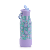 Flowee 22oz Insulated Water Bottle in Puffy Flower - JWorldstore