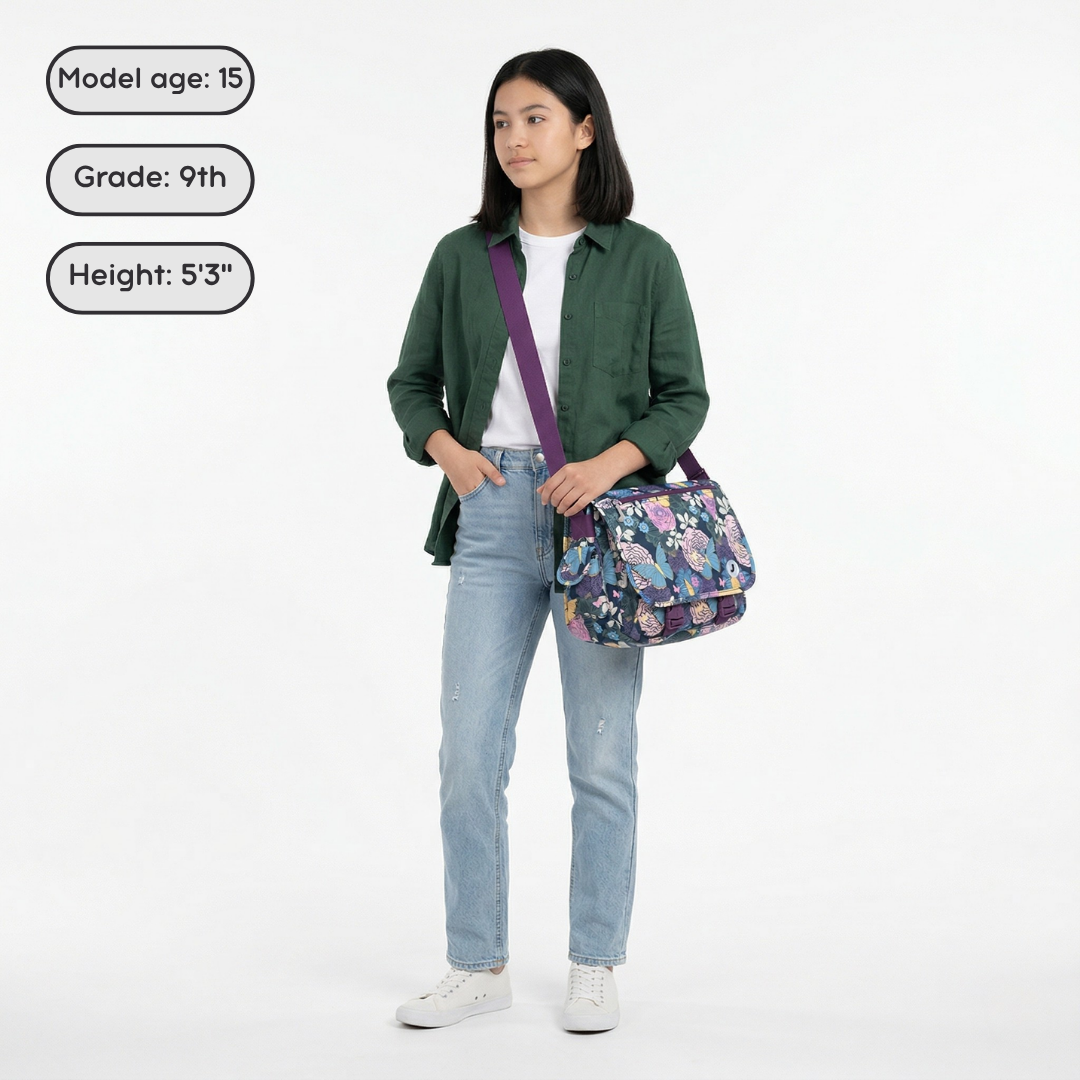 Terry Messenger bag in Checkmate - Final Sale - JWorldstore